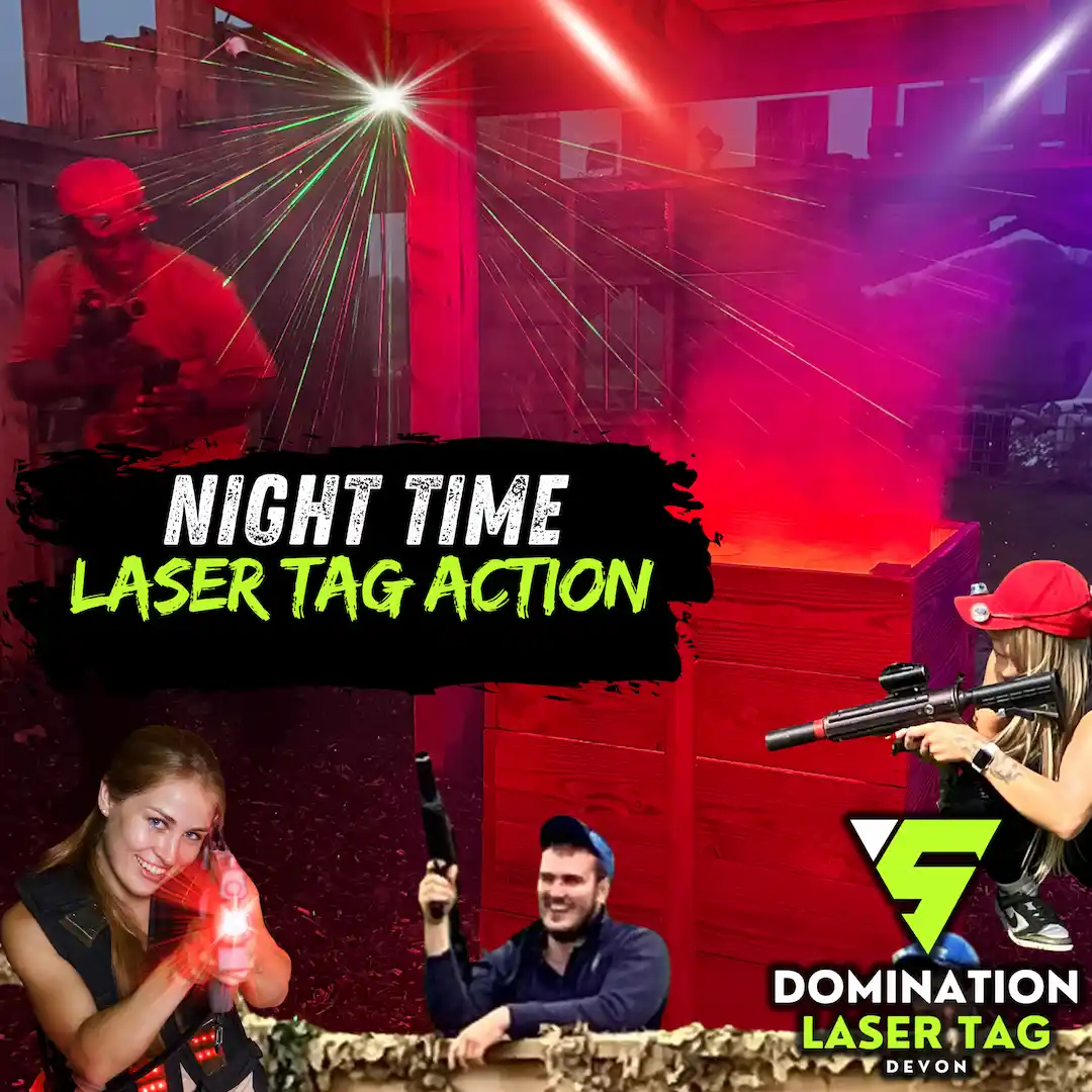 night time laser tag